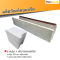 รางปูน 30 ซม. เสริมเหล็ก + ฝารางคอนกรีต ไม่เสริมเหล็ก