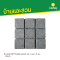 แกรนิต NET โมเดิร์น สแควร์ 44 x 44 x 3 ซม. สีเทาดำ