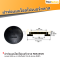 ฝาท่อแมนโฮลไฟเบอร์กลาส ขนาดฝา 800 มม. การรับน้ำหนัก 12.5 ตัน ฝากลม ผิวสีดำ