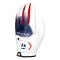 TM24 Graphic Sports Gloves WH/NV/RED