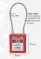 TS-CB-175 Safety padlock กุญแจก้านสลิง ยี่ห้อ T-Safe ขนาด 175 mm.