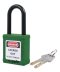 TS-NC-Green Safety Padlock แม่กุญแจนิรภัย สีเขียว ยี่ห้อ T-Safe ไม่นำไฟฟ้า ขนาด 38 mm