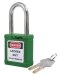 TS-K4-G Safety Padlock แม่กุญแจนิรภัย สีเขียว ยี่ห้อ T-Safe ขนาด 38 mm