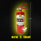 ถังดับเพลิง สีแดง "ชนิดผงเคมีแห้ง"สูตรพิเศษ (ขนาด 5 ปอนด์) ดับไฟ A B (C)