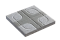 แผ่นคอนกรีต(กระเบื้องคอนกรีต)ปูพื้น 40x40x3.5 ซม. 30x30x3.5 ซม. (มอก.826-2531, มอก.826-2565)