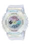 Casio Baby-G นาฬิกาข้อมือผู้หญิง สายเรซิ่น รุ่น BA-110PL-7A2- สีขาวใส