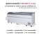 ตู้แช่แข็งฝากระจกสไลด์  2 ระบบ รุ่น NATALIE 200 LED