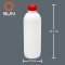 แกลลอนพลาสติก HDPE 1 ลิตร ทรง#0111  สีนม