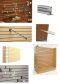 รางอลูมิเนียมฝังผนัง Slatwall ยาว 2.4 เมตร