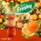 ไซรัปผสมน้ำส้มเข้มข้น (สำหรับขนมและเครื่องดื่ม) (ตรา เฟรชชี่)   (710ml*12)