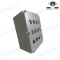 A2P 1520.12 Push Buttton Box, AC series, Without cable entry, 12 holes for unit Ø 22 mm