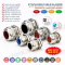 304, 316, 316L Stainless Steel PG Cable Glands IP68 Watertight Metal Compression Glands with Fluoroelastomer Seals
