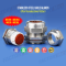304, 316, 316L Stainless Steel PG Cable Glands IP68 Watertight Metal Compression Glands with Fluoroelastomer Seals