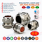 304, 316, 316L Stainless Steel Cable Gland with Fluoroelastome seals