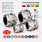 40mm Stainless Steel IP68 Cable Gland 304, 316, 316L M40x1.