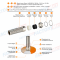 AISI 316L, AISI 316, AISI 304 Stainless Steel Metal PG Flexible Cable Gland (IP68) with Additional Spiral Strain Relief