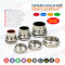 Anti-Corrosion IP68 Metric Stainless Steel Cable Glands 304, 304L, 316, or 316L SCG Series with Silicone Seal & O-Ring