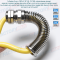IP68 Stainless Steel Metal Cable Glands with Helical Flexible Pigtail M12x1.5-M50x1.5, Metric Pitch, 316L/316/304 Version