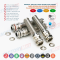 EMC Version 304 or 316 Grade Stainless Steel Cable Glands PG7~PG48 with Spiral Flexible Strain Relief Protector