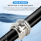 IP68 Hermetic Cable Glands Sealing Connectors Stainless Steel AISI 304 & AISI 316 with PG or Metric Thread-rings