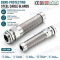 IP68 Flexible Cable Gland Spiral M32x1.5 (Ø15~22mm), Inox Steel 304, 316 or 316L, Sharp Bend Protection, For Extreme Environments