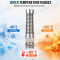 IP68 Flexible Cable Gland Spiral M32x1.5 (Ø15~22mm), Inox Steel 304, 316 or 316L, Sharp Bend Protection, For Extreme Environments