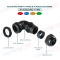 IP68 Right Angle (Elbow) Plastic Cable Glands