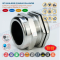 M50 Metric IP68 Cable Gland Stainless Steel Type 304, 316, 316L with EPDM Seal & O-Ring for 22–32mm Cable