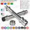 Metal Cable Gland Long Thread IP68, 304/316 Stainless Steel 