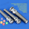 NPT Thread Stainless Steel EMC Cable Glands (Cord Grips) IP68 with Spiral Flex Protector