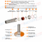 NPT Thread Stainless Steel EMC Cable Glands (Cord Grips) IP68 with Spiral Flex Protector