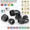 Divided Type Right Angle (90° Elbow) Hermetic Metric Cable Glands IP68 with Locknuts & Flat Gaskets