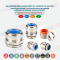 Ozone & Temperature Resistant 304, 316, 316L Stainless Steel M20 Cable Gland IP68 with Silicone Seals