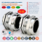 304, 316, 316L Stainless Steel PG36 Cable Gland, IP68 Watertight Adjustable Gland Connector for 25-33mm Range