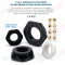Hex Plastic Reducers Male to Female Thread PG9~PG48 & Hex Nylon Reducing Bushings M16~M63