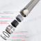 M20 Metallic Flexible Cable Gland, Waterproof IP68 Brass Cable Gland Connector with Anti-flexure Guard for 6-12mm Wire