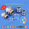 IP68 Watertight PG Cable Glands Stainless Steel Inox 304, 316, 316L with Viton Fluororubber Seals & O-rings
