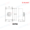 DAKO DAKO DKPM3-432 STAINLESS สวิทช์ลูกบิดกันน้ำ พร้อมกล่องสแตนเลส