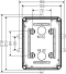 KF1610B : DK Cable junction boxes  ”Weatherproof“ for outdoor installation Cable junction box(copy)