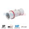 GW60019FH  STRAIGHT PLUG HP - IP44/IP54 - 3P+E 32A 380-415V 50/60HZ - RED - 6H - FAST WIRING