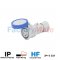 GW62037FH  STRAIGHT CONNECTOR HP - IP66/IP67/IP68/IP69 - 2P+E 32A 200-250V 50/60HZ - BLUE - 6H - FAST WIRING