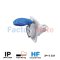 GW62216FH  10° ANGLED FLUSH-MOUNTING SOCKET-OUTLET HP - IP44/IP54 - 2P+E 32A 200-250V 50/60HZ - BLUE - 6H - FAST WIRING
