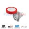 GW62242FH  10° ANGLED FLUSH-MOUNTING SOCKET-OUTLET HP - IP66/IP67 - 3P+E 32A 380-415V 50/60HZ - RED - 6H - FAST WIRING
