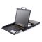 *HT5708 : Kinan 17＂8 Port CAT5 LCD KVM over IP Switch 1-Local / 2-Remote Access