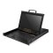 *HT6716 : Kinan 17.3” 16 Port CAT5 LCD KVM over IP Switch 1-Local / 2-Remote Access