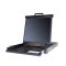 LC1908 : Kinan Single Rail 19” 8 Port CAT5 LCD KVM Switch