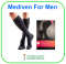ถุงน่องเส้นเลือดขอด Mediven For Men สีดำ สำหรับผู้ชาย (23-32 mmHg)