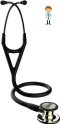 หูฟัง 3M Cardiology IV Stethoscope Black หัวสีแชมเปญ ก้านดำ (6179)
