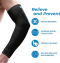 LP Elbow support / Arm Sleeve ที่รัดข้อศอก (668) สีดำ