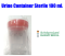 กระป๋องเก็บปัสสาวะสเตอไรด์ Urine Container Sterile 100 mL  (ฝาแดง)